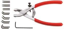 Facom - 200mm OAL, Cushion Grip Smooth Retaining Ring Pliers - Features Interchangeable Tips - Benchmark Tooling