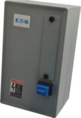 Eaton Cutler-Hammer - 208 Coil VAC, 27 Amp, NEMA Size 1, Nonreversible Enclosed Enclosure NEMA Motor Starter - 7-1/2 hp at 1 Phase, 1 Enclosure Rating - Benchmark Tooling