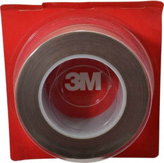 3M - 36 Yd Long x 2" Wide, Series 5453, Brown Silicone Glass Cloth/PTFE Tape - 8.2 mil Thick, 175 Lb/In Tensile Strength - Benchmark Tooling