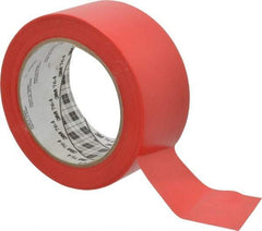 3M - Red Solid Color Vinyl Tape - 2" Wide x 108' Long x 0.005" Thick, General Traffic - Benchmark Tooling