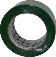 3M - Green Solid Color Vinyl Tape - 2" Wide x 108' Long x 0.005" Thick, General Traffic - Benchmark Tooling