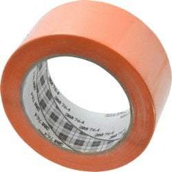 3M - Orange Solid Color Vinyl Tape - 2" Wide x 108' Long x 0.005" Thick, General Traffic - Benchmark Tooling
