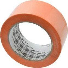 3M - Orange Solid Color Vinyl Tape - 2" Wide x 108' Long x 0.005" Thick, General Traffic - Benchmark Tooling