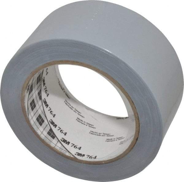 3M - Gray Solid Color Vinyl Tape - 2" Wide x 108' Long x 0.005" Thick, General Traffic - Benchmark Tooling