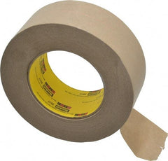 3M - 2" Wide x 60 Yd Long Brown Paper Masking Tape - Series 2517, 6.5 mil Thick, 35 In/Lb Tensile Strength - Benchmark Tooling