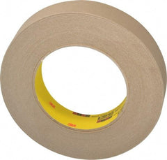 3M - 1" Wide x 60 Yd Long Brown Paper Masking Tape - Series 2517, 6.5 mil Thick, 35 In/Lb Tensile Strength - Benchmark Tooling