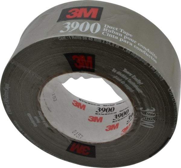 3M - 2" x 55m Green Duct Tape - 8.1 mil, Rubber Adhesive, Polyethylene Film Backing, 32 Lb/ln Tensile Strength, 200°F Max, Series 3900 - Benchmark Tooling