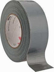 3M - 2" x 55m Silver Duct Tape - 8.1 mil, Rubber Adhesive, Polyethylene Film Backing, 32 Lb/ln Tensile Strength, 200°F Max, Series 3900 - Benchmark Tooling