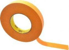 3M - 1" Wide x 60 Yd Long Orange Paper Masking Tape - Series 2525, 9.5 mil Thick, 49 In/Lb Tensile Strength - Benchmark Tooling