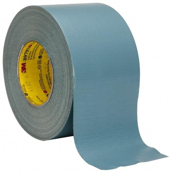 3M - 4" x 55m Blue Duct Tape - 12.1 mil, Rubber Adhesive, Polyethylene Film Backing, 36 Lb/ln Tensile Strength, 200°F Max, Series 8979N - Benchmark Tooling