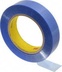 3M - 1" Wide x 72 Yd Long Blue Polyester Film Painter's Tape - Series 8902, 3.5 mil Thick, 46 In/Lb Tensile Strength - Benchmark Tooling