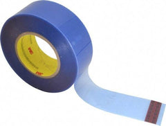 3M - 2" Wide x 72 Yd Long Blue Polyester Film Painter's Tape - Series 8905, 6.5 mil Thick, 110 In/Lb Tensile Strength - Benchmark Tooling