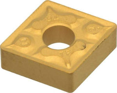 Iscar - CNMG432 TF Grade IC9250 Carbide Turning Insert - TiCN/Al2O3/TiN Finish, 80° Diamond, 1/2" Inscr Circle, 3/16" Thick, 1/32" Corner Radius - Benchmark Tooling