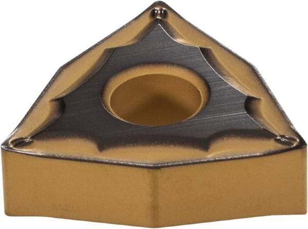 Sumitomo - WNMG431 ESU Grade AC630M Carbide Turning Insert - Al2O3 Finish, 80° Trigon, 1/2" Inscr Circle, 3/16" Thick, 1/64" Corner Radius - Benchmark Tooling