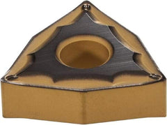 Sumitomo - WNMG431 ESU Grade AC630M Carbide Turning Insert - Al2O3 Finish, 80° Trigon, 1/2" Inscr Circle, 3/16" Thick, 1/64" Corner Radius - Benchmark Tooling