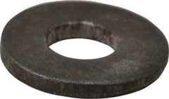 Value Collection - #8 Screw, Grade 2 Steel SAE Flat Washer - 3/16" ID x 7/16" OD, 0.065" Thick, Plain Finish - Benchmark Tooling