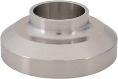 VNE - 1", E-Line Style, Sanitary Stainless Steel Pipe Short Welding Ferrule - Female Connection, Grade 304 - Benchmark Tooling