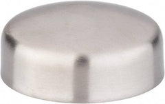 VNE - 2-1/2", Weld Style, Sanitary Stainless Steel Pipe End Cap - Butt Weld Connection, Grade 316L - Benchmark Tooling