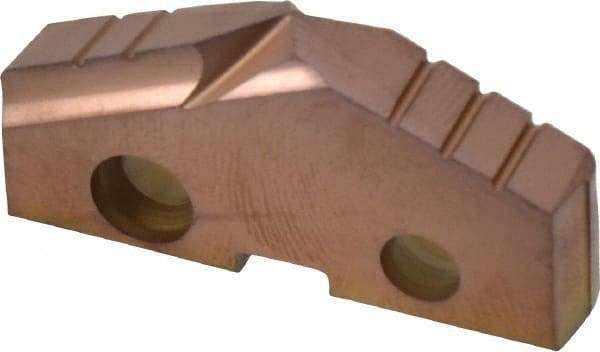 Allied Machine and Engineering - 1-17/32" Diam x 1/4" Thick, Seat Code 3, 132° Included Angle Spade Drill Insert - AM200 Coated, Cobalt, Grade Premium Cobalt, Series GEN2 T-A - Benchmark Tooling