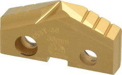 Allied Machine and Engineering - 36mm Diam x 1/4" Thick, Seat Code 3, 132° Included Angle Spade Drill Insert - TiN Coated, Cobalt, Grade Super Cobalt, Series GEN2 T-A - Benchmark Tooling