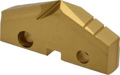 Allied Machine and Engineering - 1-15/16" Diam x 5/16" Thick, Seat Code 4, 132° Included Angle Spade Drill Insert - TiN Coated, Cobalt, Grade Super Cobalt, Series GEN2 T-A - Benchmark Tooling