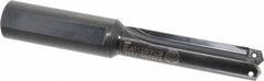 Allied Machine and Engineering - Series 2, 31/32 to 1-3/8" Diam, 1-1/4" Diam Straight Shank, Straight Flute Spade Drill - 3-3/8" Max Depth, 4-41/64" Body Length, 8" OAL, Short Length, Through Coolant - Benchmark Tooling