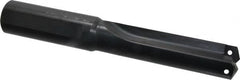 Allied Machine and Engineering - Series 3, 1-13/32 to 1-7/8" Diam, 1-1/2" Diam Straight Shank, Straight Flute Spade Drill - 4-3/4" Max Depth, 6-3/16" Body Length, 10" OAL, Short Length, Through Coolant - Benchmark Tooling