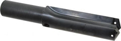 Allied Machine and Engineering - Series 4, 1-29/32 to 2-9/16" Diam, 1-1/2" Diam Straight Shank, Straight Flute Spade Drill - 5-1/8" Max Depth, 6-11/16" Body Length, 10-1/2" OAL, Short Length, Through Coolant - Benchmark Tooling