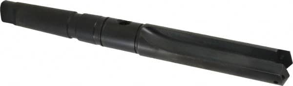 Allied Machine and Engineering - Series 3, 1-13/32 to 1-7/8" Diam, 4MT Taper Shank, Straight Flute Spade Drill - 4-3/4" Max Depth, 8-1/8" Body Length, 12-9/16" OAL, Short Length, Through Coolant - Benchmark Tooling