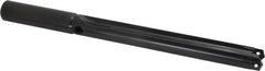 Allied Machine and Engineering - Series 2, 31/32 to 1-3/8" Diam, 1" Diam Straight Shank, Straight Flute Spade Drill - 7-3/8" Max Depth, 8-41/64" Body Length, 12" OAL, Standard Length, Through Coolant - Benchmark Tooling