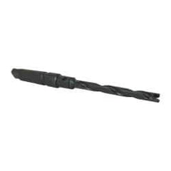 Allied Machine and Engineering - Series 1, 45/64 to 15/16" Diam, 4MT Taper Shank, Helical Flute Spade Drill - 6-3/4" Max Depth, 9-43/64" Body Length, 14-5/32" OAL, Standard Length, Through Coolant - Benchmark Tooling