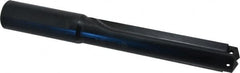 Allied Machine and Engineering - Series 3, 1-13/32 to 1-7/8" Diam, 1-1/2" Diam Straight Shank, Straight Flute Spade Drill - 6-1/2" Max Depth, 7-15/16" Body Length, 11-3/4" OAL, Standard Length, Through Coolant - Benchmark Tooling