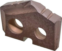 Allied Machine and Engineering - 31/64" Diam x 3/32" Thick, Seat Code Z, 132° Included Angle Spade Drill Insert - AM200 Coated, Cobalt, Grade Super Cobalt, Series GEN2 T-A - Benchmark Tooling
