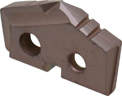 Allied Machine and Engineering - 57/64" Diam x 5/32" Thick, Seat Code 1, 132° Included Angle Spade Drill Insert - AM200 Coated, Cobalt, Grade Super Cobalt, Series GEN2 T-A - Benchmark Tooling