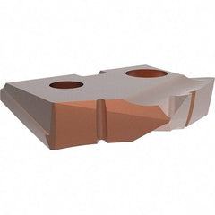 Allied Machine and Engineering - 20.35mm Diam x 5/32" Thick, Seat Code 1, 132° Included Angle Spade Drill Insert - AM200 Coated, Cobalt, Grade Super Cobalt, Series GEN2 T-A - Benchmark Tooling