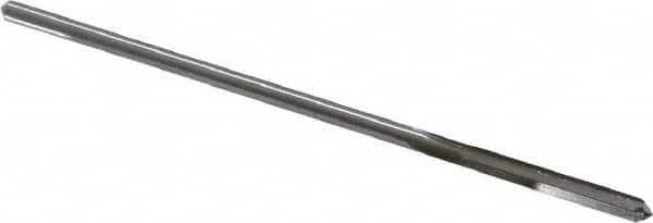 Alvord Polk - 0.1378" Cobalt 4 Flute Chucking Reamer - Straight Flute, 0.1275" Straight Shank, 1" Flute Length, 4" OAL - Benchmark Tooling