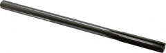 Alvord Polk - 0.4134" Cobalt 6 Flute Chucking Reamer - Straight Flute, 0.373" Straight Shank, 1-3/4" Flute Length, 7" OAL - Benchmark Tooling