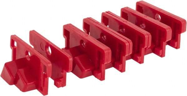 NMC - 9/16 Wide x 3/8" Thick, Single Pole Circuit Breaker Lockout - 1 Circuit - Benchmark Tooling