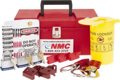 NMC - 40 Piece Electrical Lockout Kit - Keyed Differently, Comes in Tool Box - Benchmark Tooling