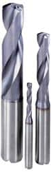 Kennametal - 9.5mm, 132° Point, Spiral Flute, Solid Carbide Taper Length Drill Bit - TiAlN Finish, 80mm Flute Length, 122mm OAL, Series B978 - Benchmark Tooling