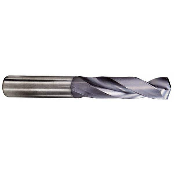 Kennametal - 11/16" 132° Spiral Flute Solid Carbide Taper Length Drill Bit - Benchmark Tooling