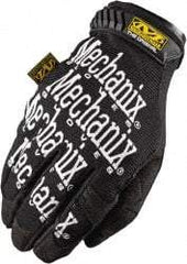 Mechanix Wear - Size S (8) Synthetic Leather General Protection Work Gloves - For Mechanic's & Lifting, Uncoated, Hook & Loop Cuff, Full Fingered, Black, Paired - Benchmark Tooling