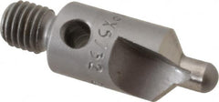 Made in USA - 2-1/2" OAL, 3/8" Head Diam, 2 Flute, 100° Incl Angle, Integral Pilot, Adjustable Stop Countersink - Benchmark Tooling