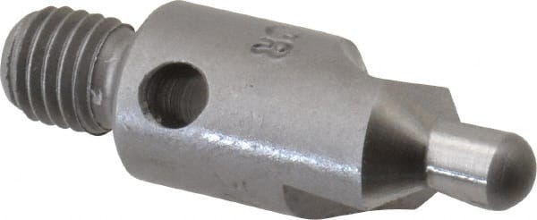 Made in USA - 2-1/2" OAL, 3/8" Head Diam, 2 Flute, 100° Incl Angle, Integral Pilot, Adjustable Stop Countersink - Benchmark Tooling