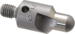 Made in USA - 2-1/2" OAL, 1/2" Head Diam, 2 Flute, 100° Incl Angle, Integral Pilot, Adjustable Stop Countersink - Benchmark Tooling