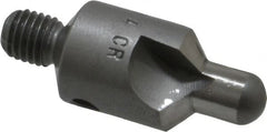 Made in USA - 2-1/2" OAL, 1/2" Head Diam, 3 Flute, 100° Incl Angle, Integral Pilot, Adjustable Stop Countersink - Benchmark Tooling