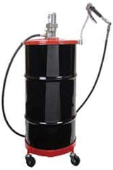 Lincoln - Grease Lubrication 5 Cu In/min Flow Aluminum Air-Operated Pump - For 120 Lb Container - Benchmark Tooling