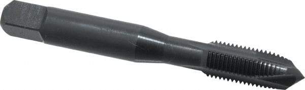 OSG - 3/8-24 UNF, 3 Flute, Oxide Finish, High Speed Steel Spiral Point Tap - Plug Chamfer, Right Hand Thread, 2-15/16" OAL, 1-1/4" Thread Length, 0.381" Shank Diam, 2B Class of Fit, Series 288 - Exact Industrial Supply