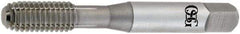 OSG - 1/2-20 UNF 2B Bottoming Thread Forming Tap - High Speed Steel, TiN Finish, 3-3/8" OAL, 1-21/32" Thread Length, Right Hand Thread, Series 286I - Benchmark Tooling