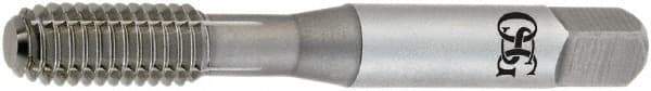 OSG - #0-80 UNF 2B Bottoming Thread Forming Tap - High Speed Steel, Bright Finish, 1-5/8" OAL, 5/16" Thread Length, Right Hand Thread - Benchmark Tooling